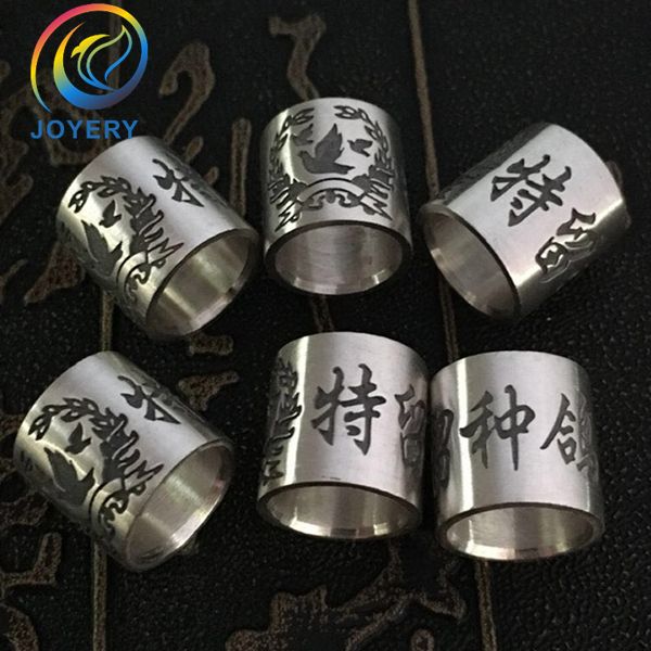 925 Silver Golden pigeon rings